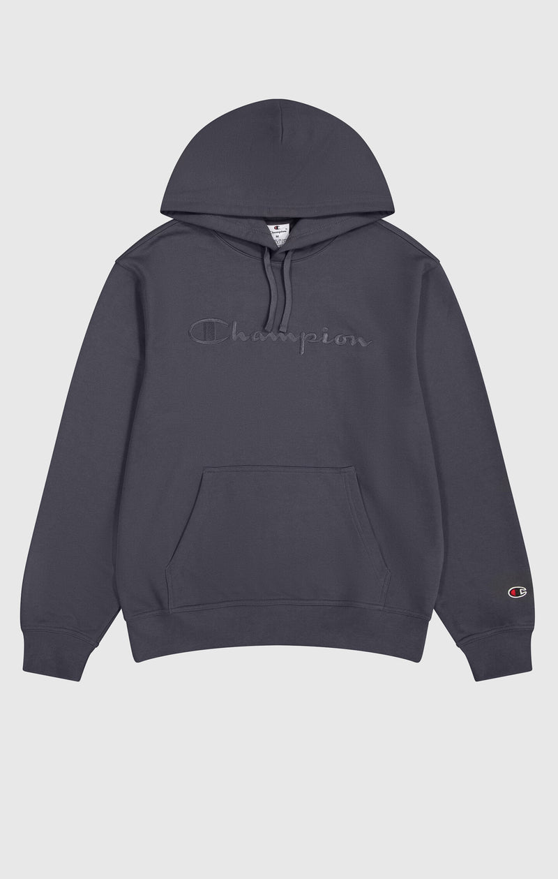 Men's Lightweight Hoodie with Embroidered Logo Icons