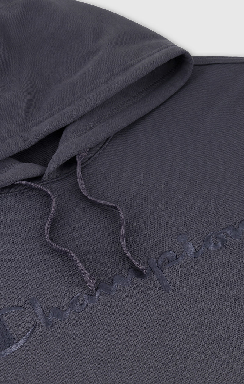 Men's Lightweight Hoodie with Embroidered Logo Icons