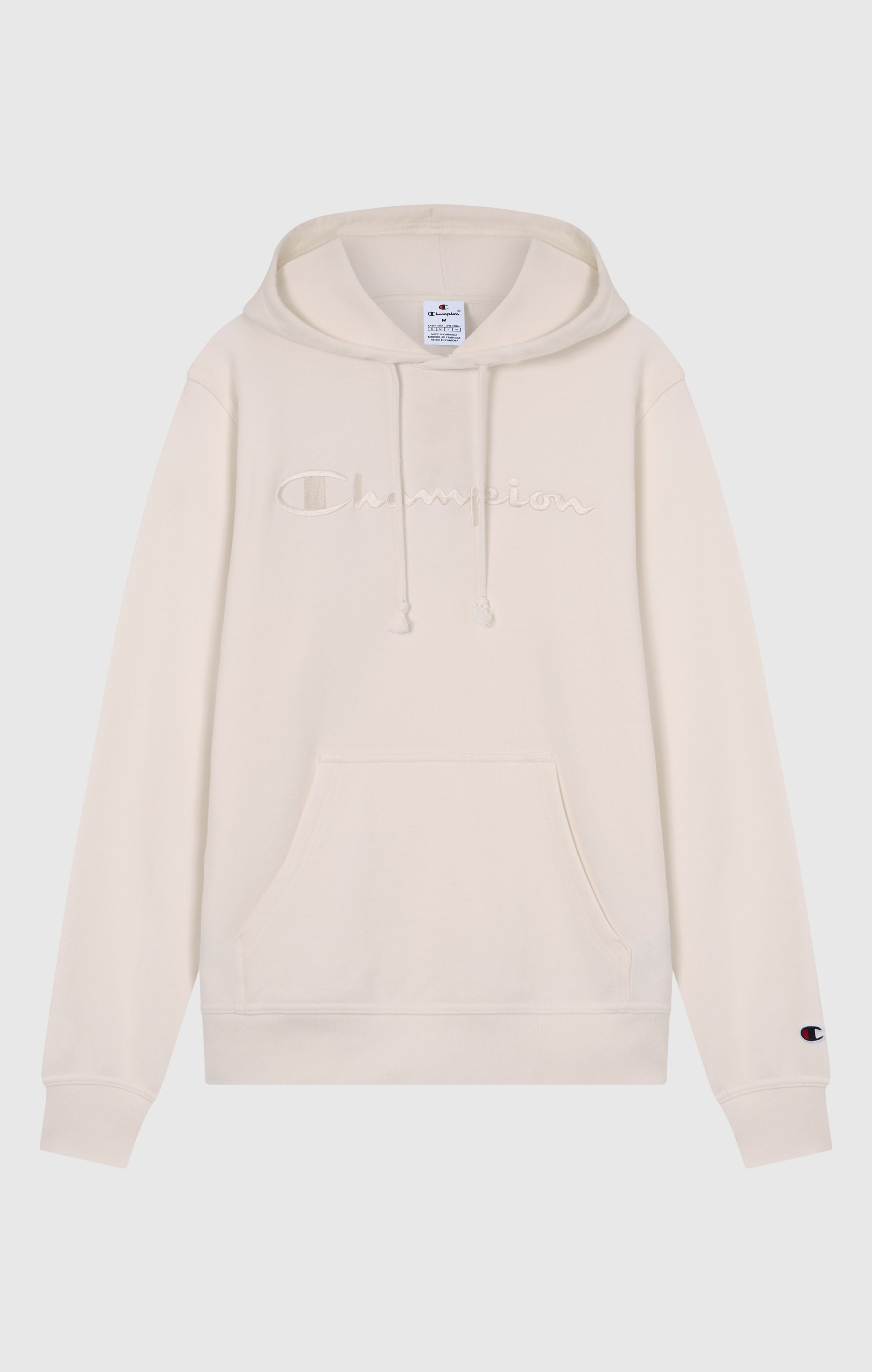Men's Lightweight Hoodie with Embroidered Logo Icons