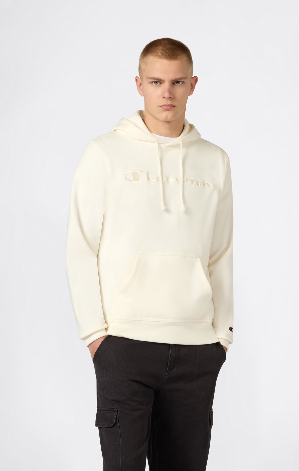 Sweat à Capuche Léger avec Logo Brodé Icons Homme