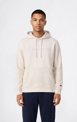 Men's Lightweight Hoodie with Embroidered Logo Icons