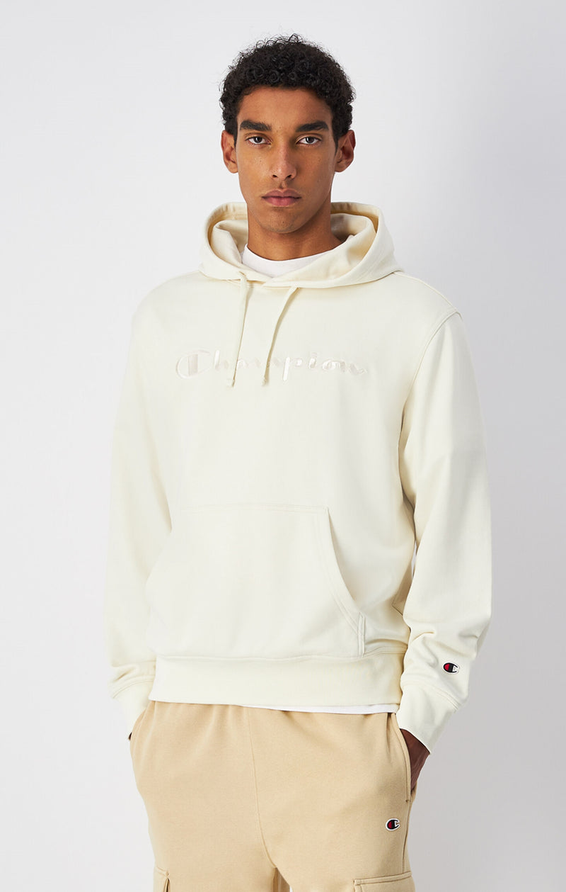Men's Lightweight Hoodie with Embroidered Logo Icons