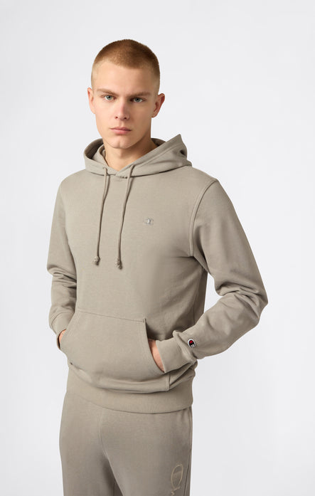Men's Lightweight Hoodie with Embroidered C Logo Icons