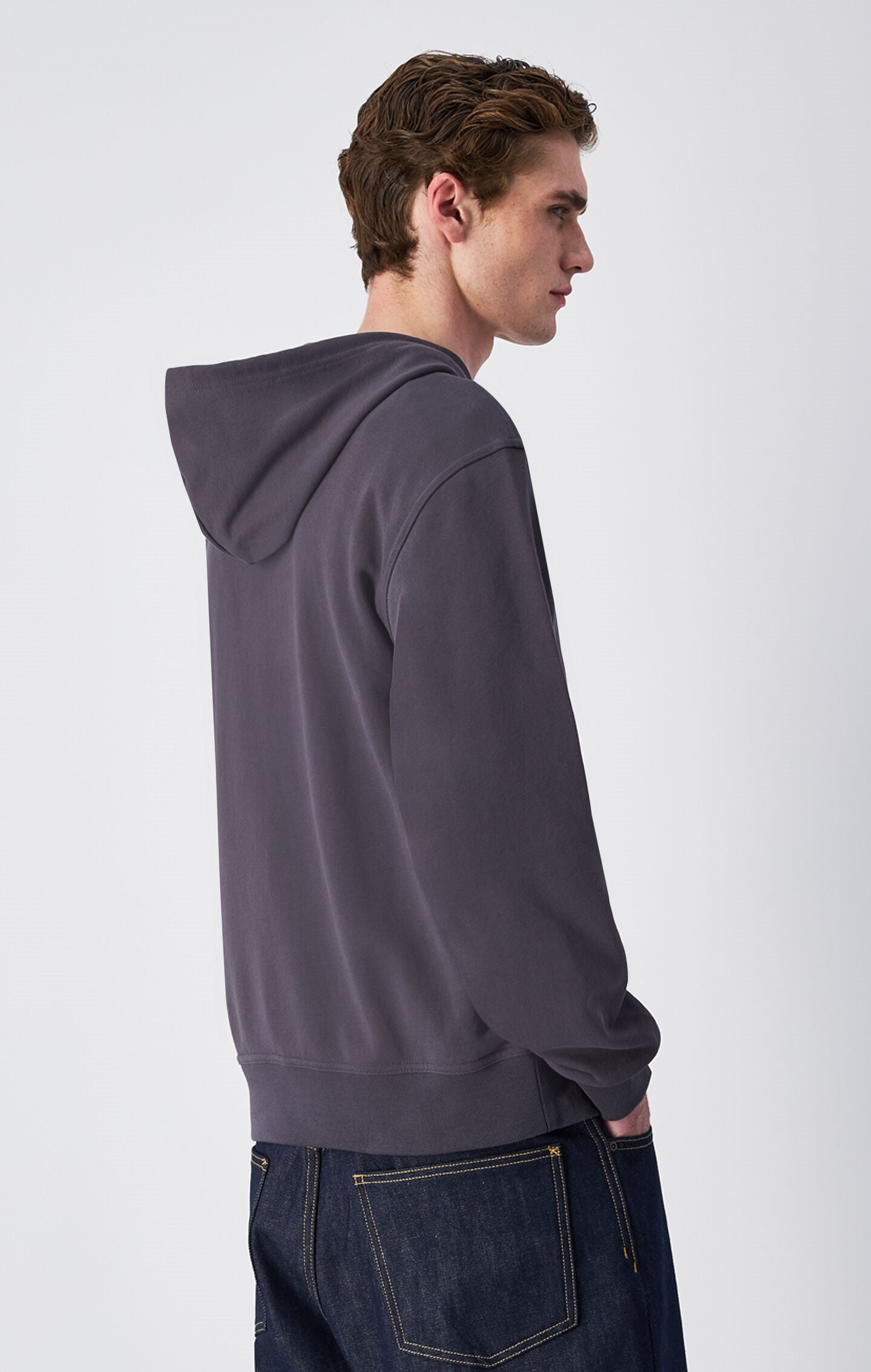 Felpa Leggera con Cappuccio e Logo C Ricamato Icons Da Uomo