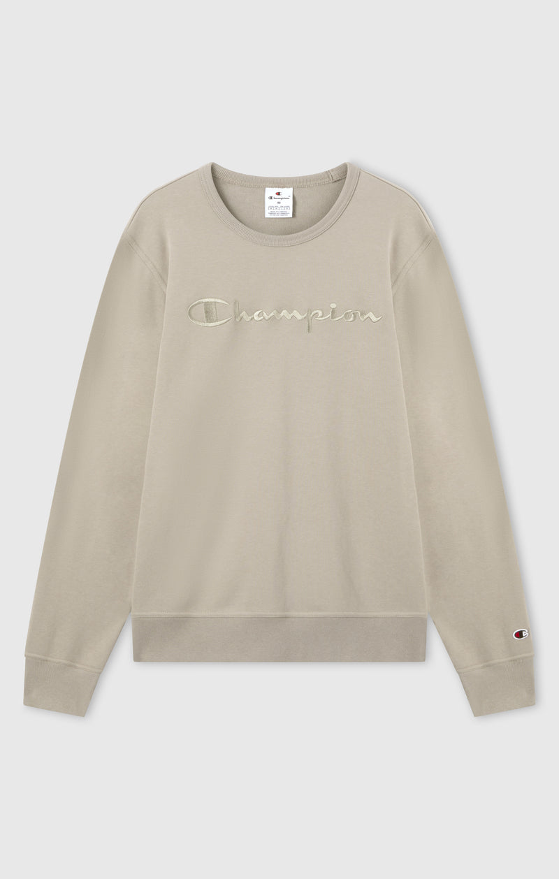 Felpa Leggera Girocollo con Logo Tonal da Uomo Icons