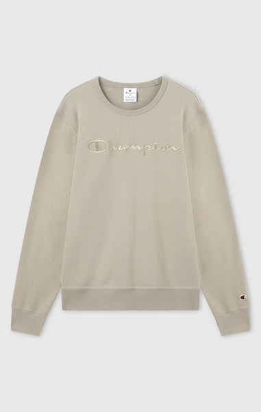 Men’s Lightweight Crewneck Sweatshirt with Tonal Logo Icons