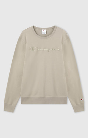 Felpa Leggera Girocollo con Logo Tonal da Uomo Icons