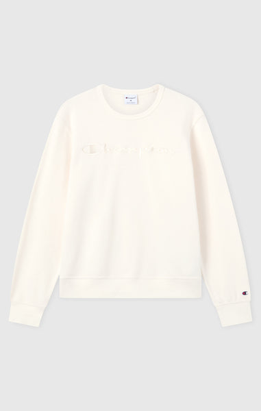 Men’s Lightweight Crewneck Sweatshirt with Tonal Logo Icons