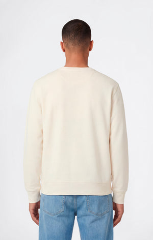 Men’s Lightweight Crewneck Sweatshirt with Tonal Logo Icons