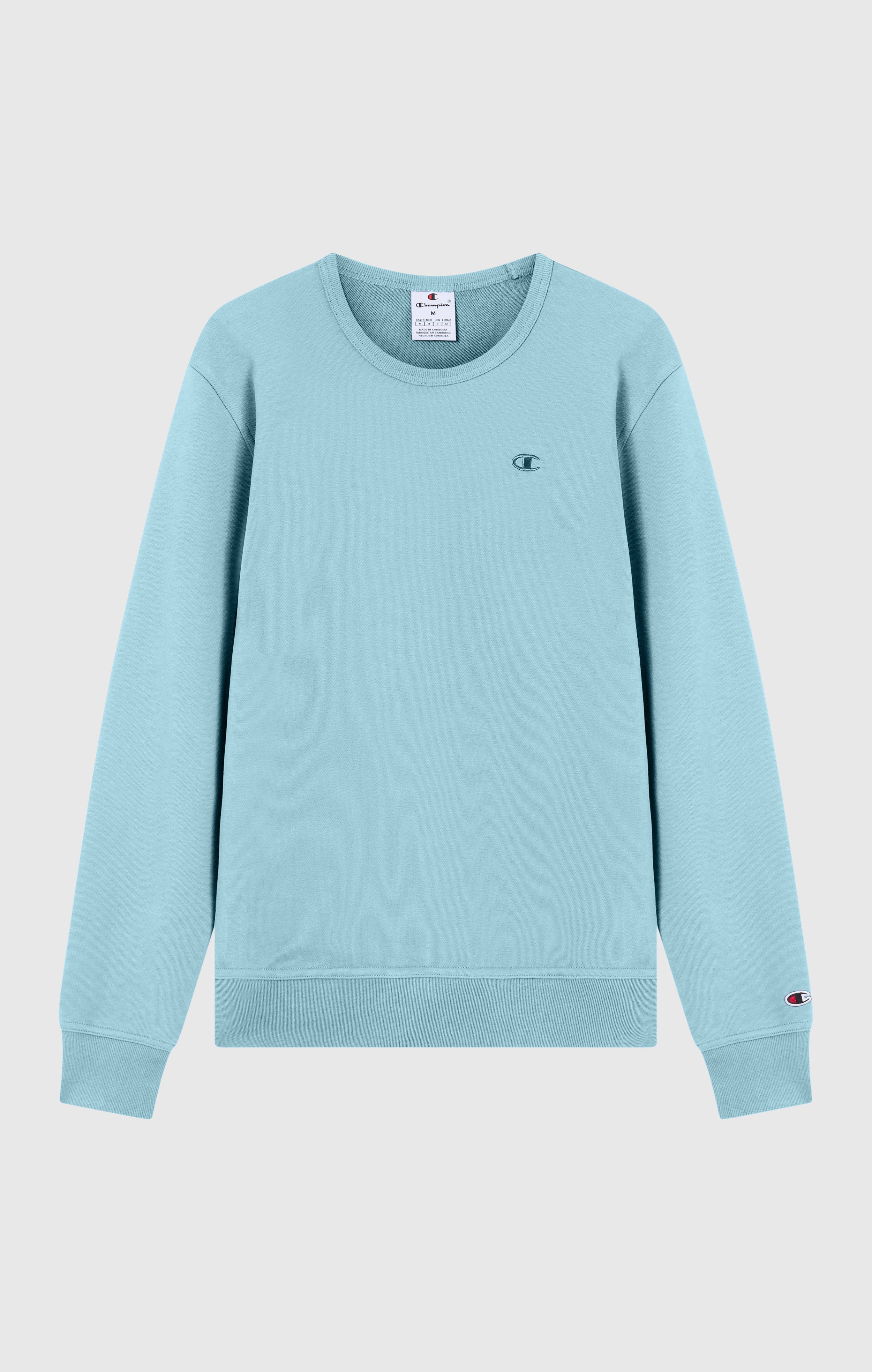 Sudadera Ligera con Logo Bordado al Tono Hombre