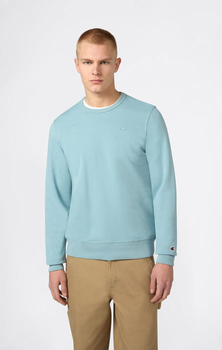 Sudadera Ligera con Logo Bordado al Tono Hombre