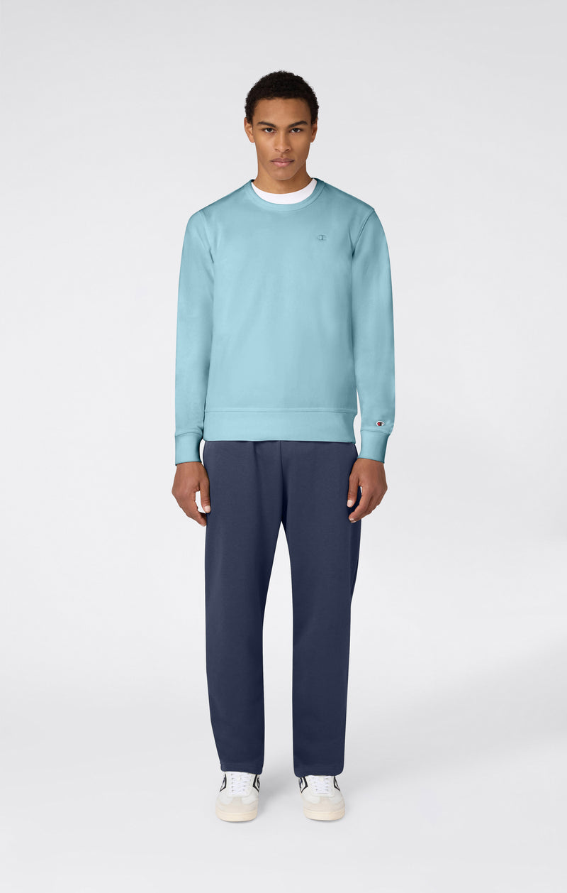 Sudadera Ligera con Logo Bordado al Tono Hombre