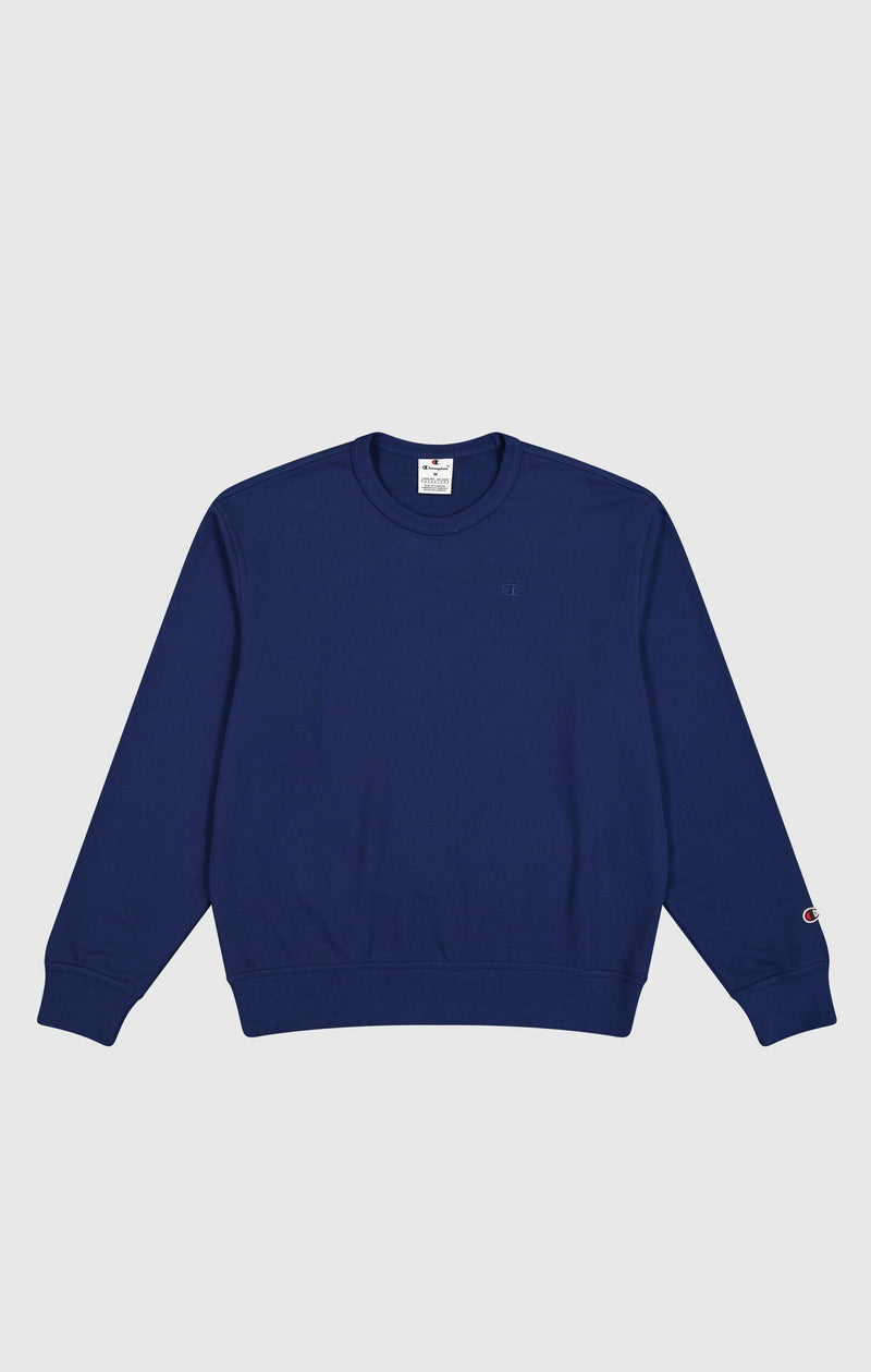 Men's Lightweight Sweatshirt with Tone-on-Tone Embroidered Logo