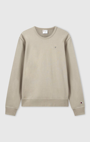 Men's Lightweight Sweatshirt with Tone-on-Tone Embroidered Logo