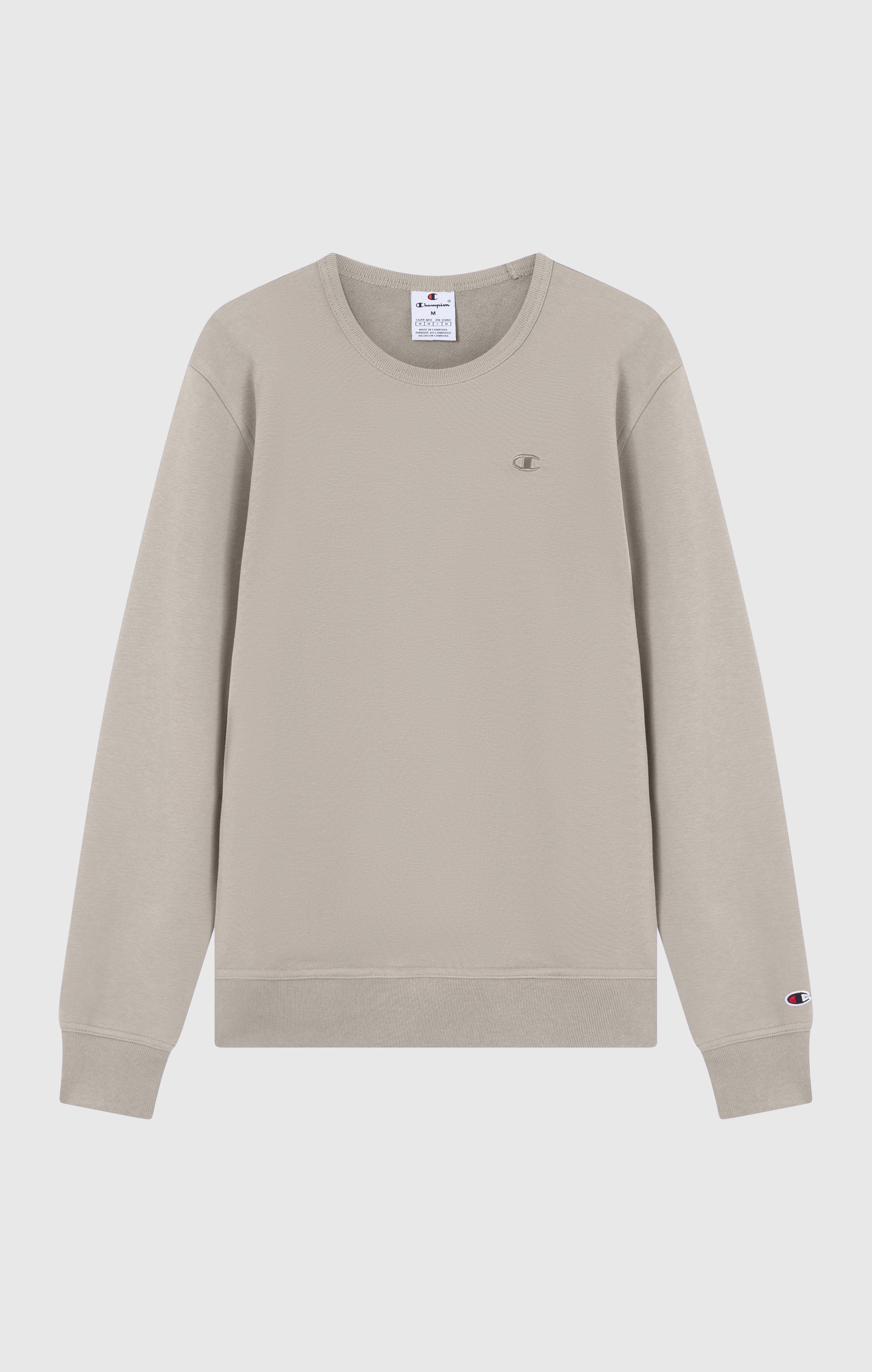 Sweat Léger avec Logo Brodé Ton sur Ton Homme