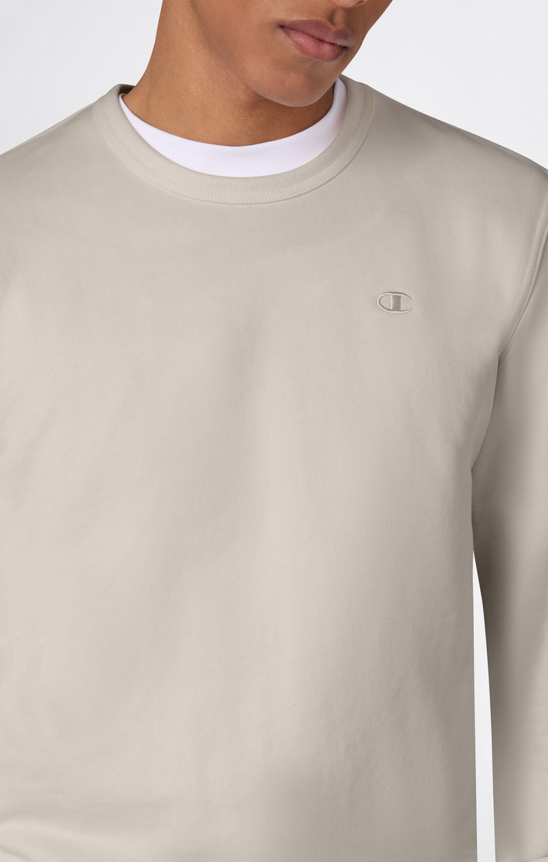 Sweat Léger avec Logo Brodé Ton sur Ton Homme