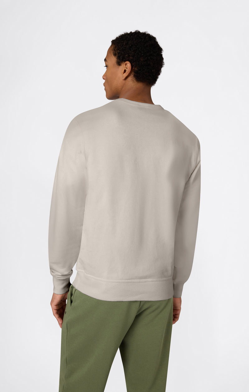 Sweat Léger avec Logo Brodé Ton sur Ton Homme