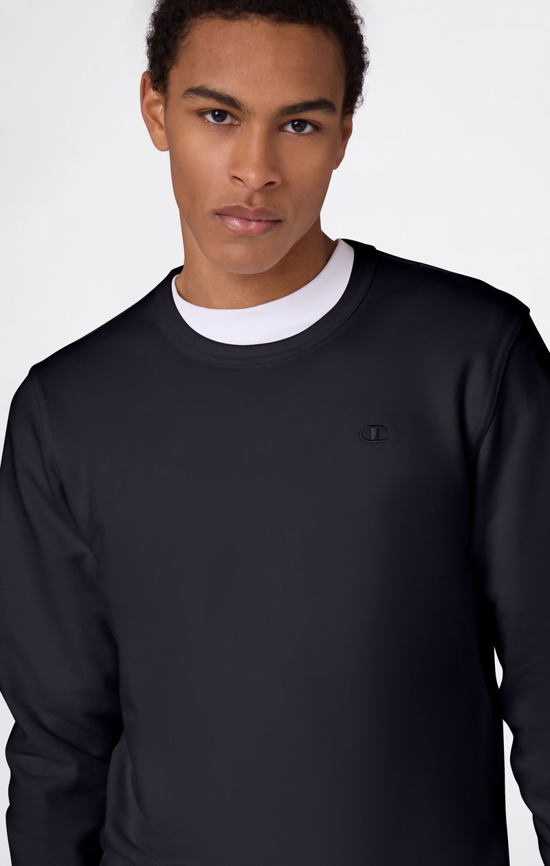 Sweat Léger avec Logo Brodé Ton sur Ton Homme