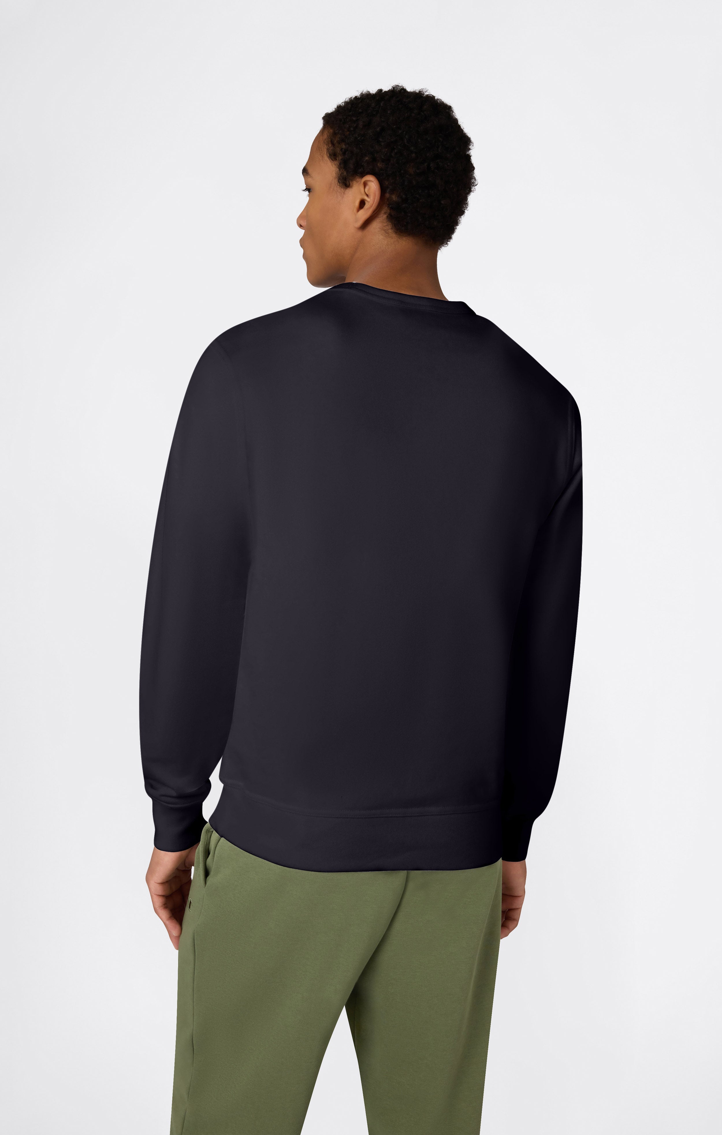 Sweat Léger avec Logo Brodé Ton sur Ton Homme