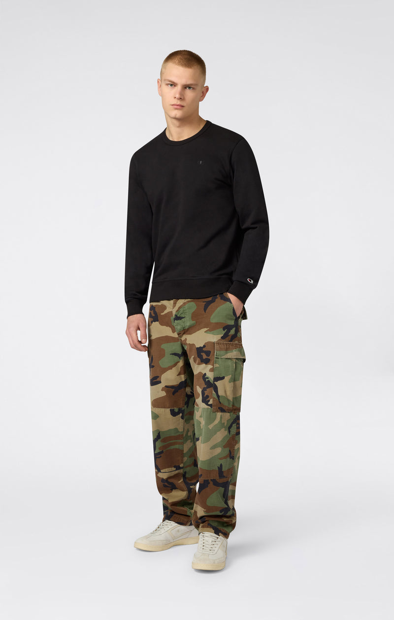 Sweat Léger avec Logo Brodé Ton sur Ton Homme