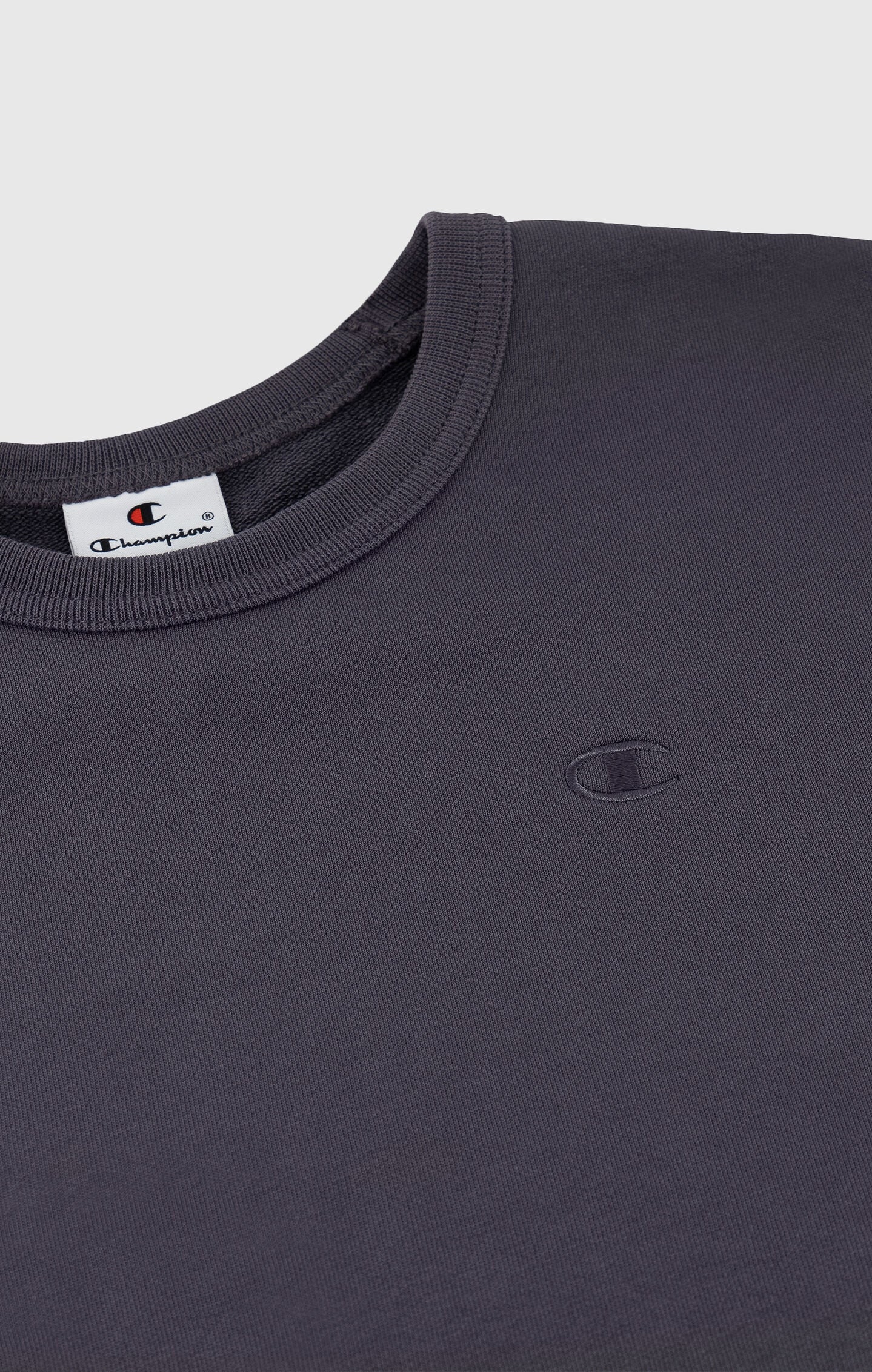 Sweat Léger avec Logo Brodé Ton sur Ton Homme