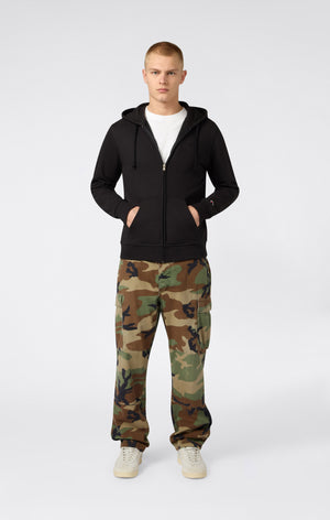 Leichter Kapuzenpullover mit Durchgehendem Reißverschluss Icons Herren