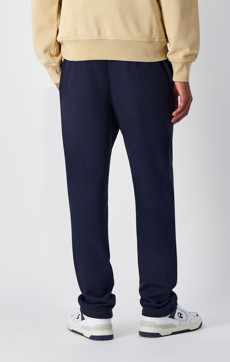 Herren Leichte Jogginghose mit Geradem Bein und Kleinem Gesticktem Logo