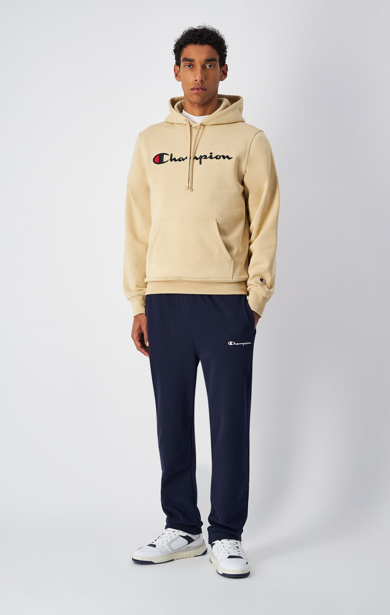 Herren Leichte Jogginghose mit Geradem Bein und Kleinem Gesticktem Logo