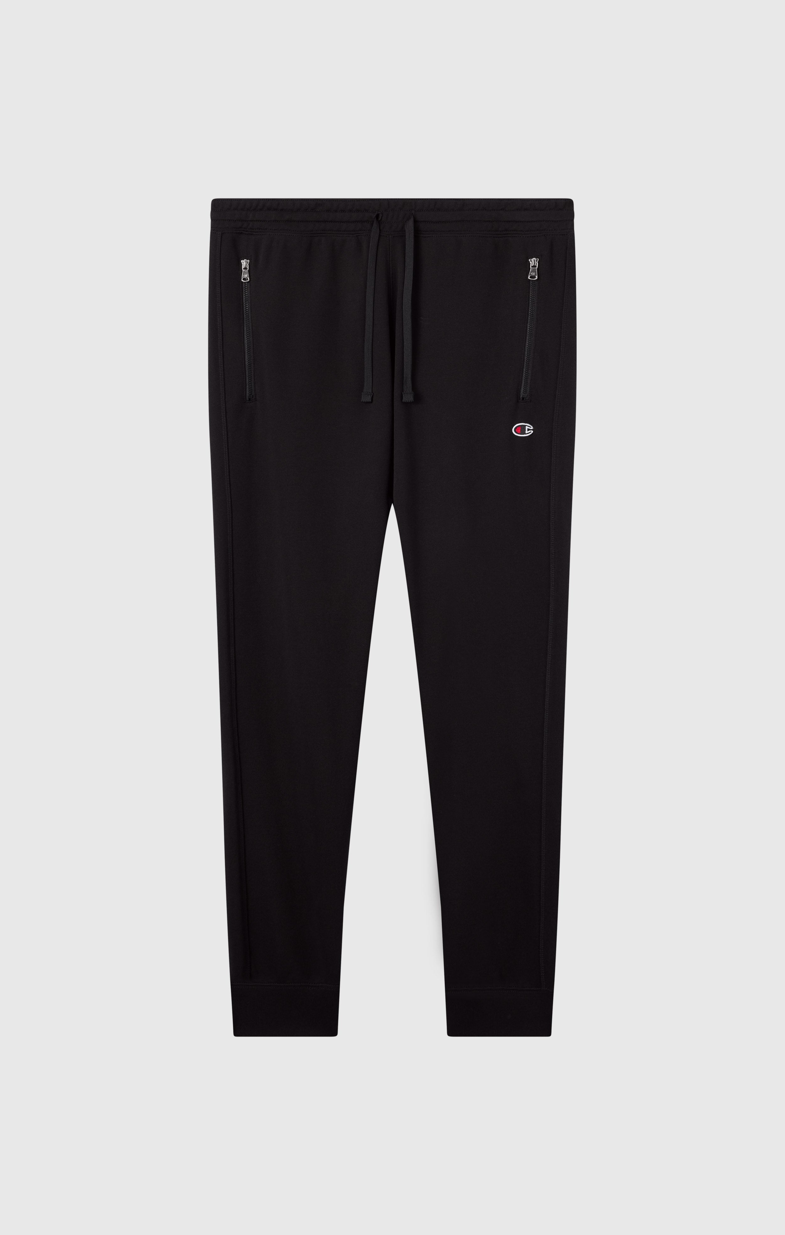 Men's Joggers with Front Zip Pockets and Ribbed Cuffs Icons