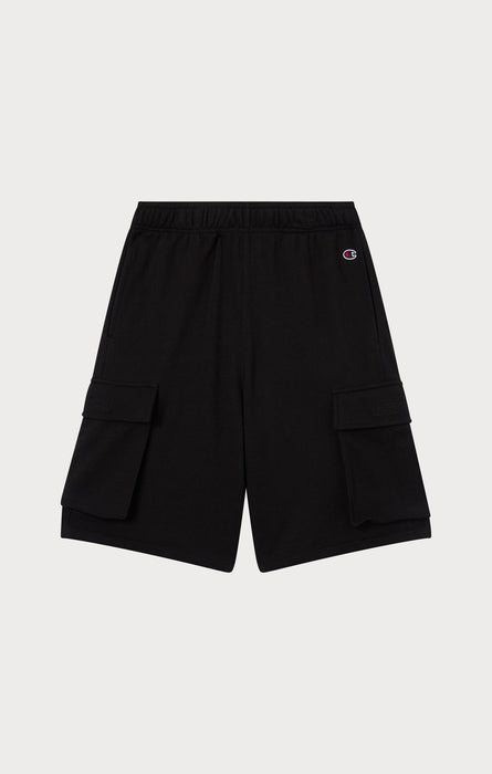 Pantaloncini Cargo Leggeri in French Terry Da Uomo