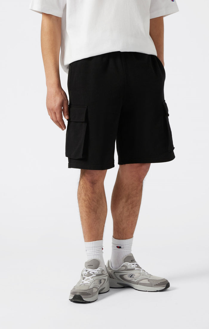 Pantaloncini Cargo Leggeri in French Terry Da Uomo