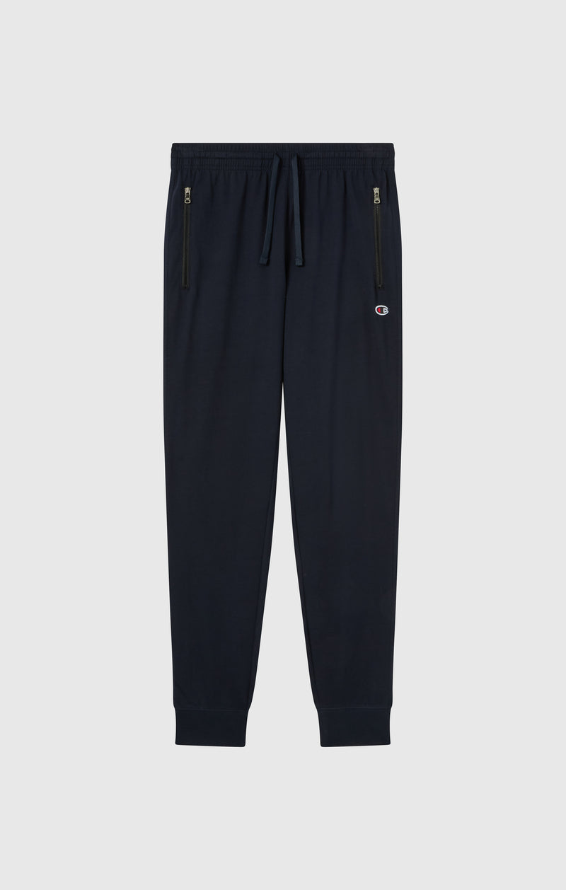 Slim Fit Men's Light Rib Cuff Pants with Zip Pockets Icons