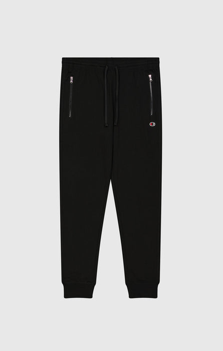 Slim Fit Herren Leichte Rib Cuff Pants mit Reißverschlusstaschen Icons