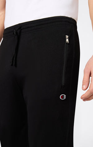 Slim Fit Men's Light Rib Cuff Pants with Zip Pockets Icons