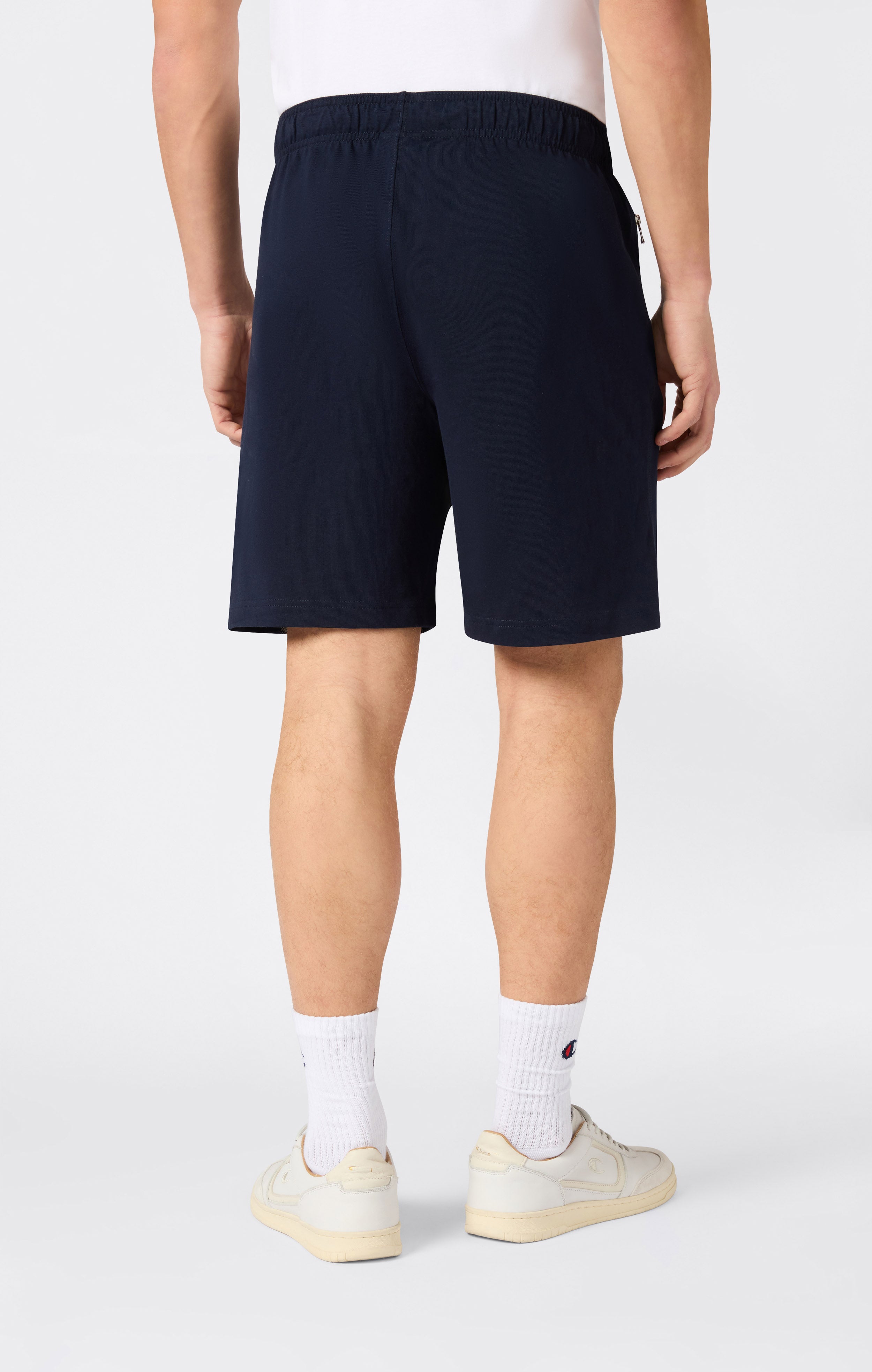 Slim Fit Men's Bermuda Light Shorts with Zip Pockets Icons