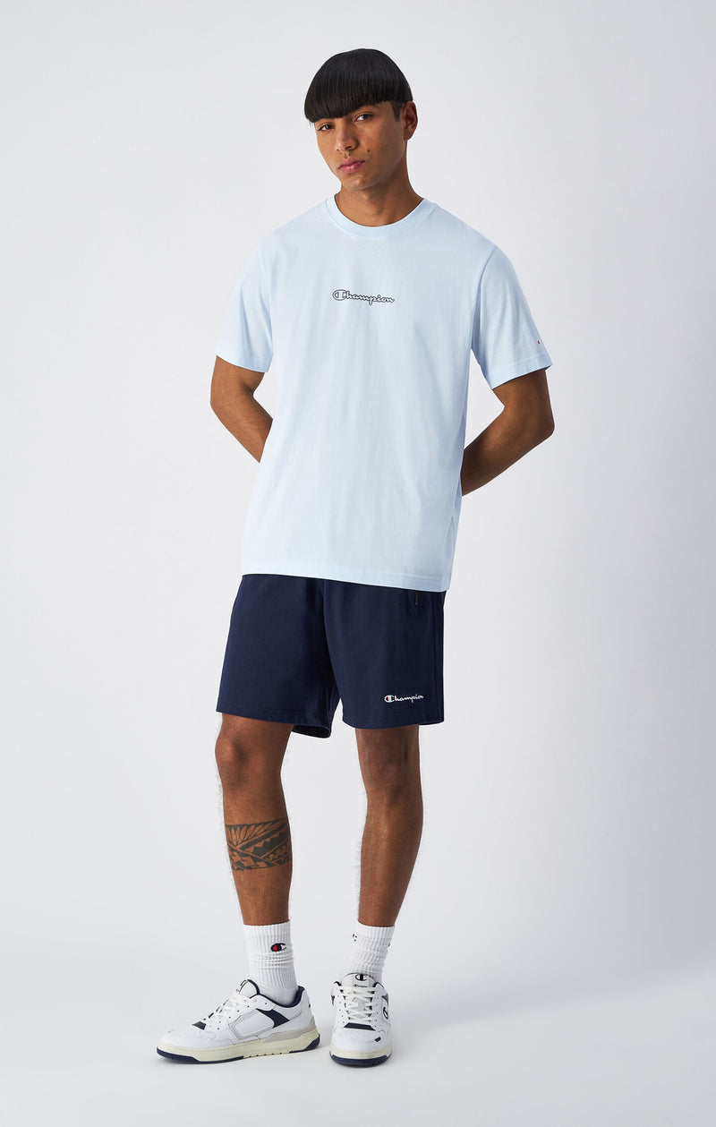 Slim Fit Herren Bermuda Shorts Leicht mit Reißverschlusstaschen Icons