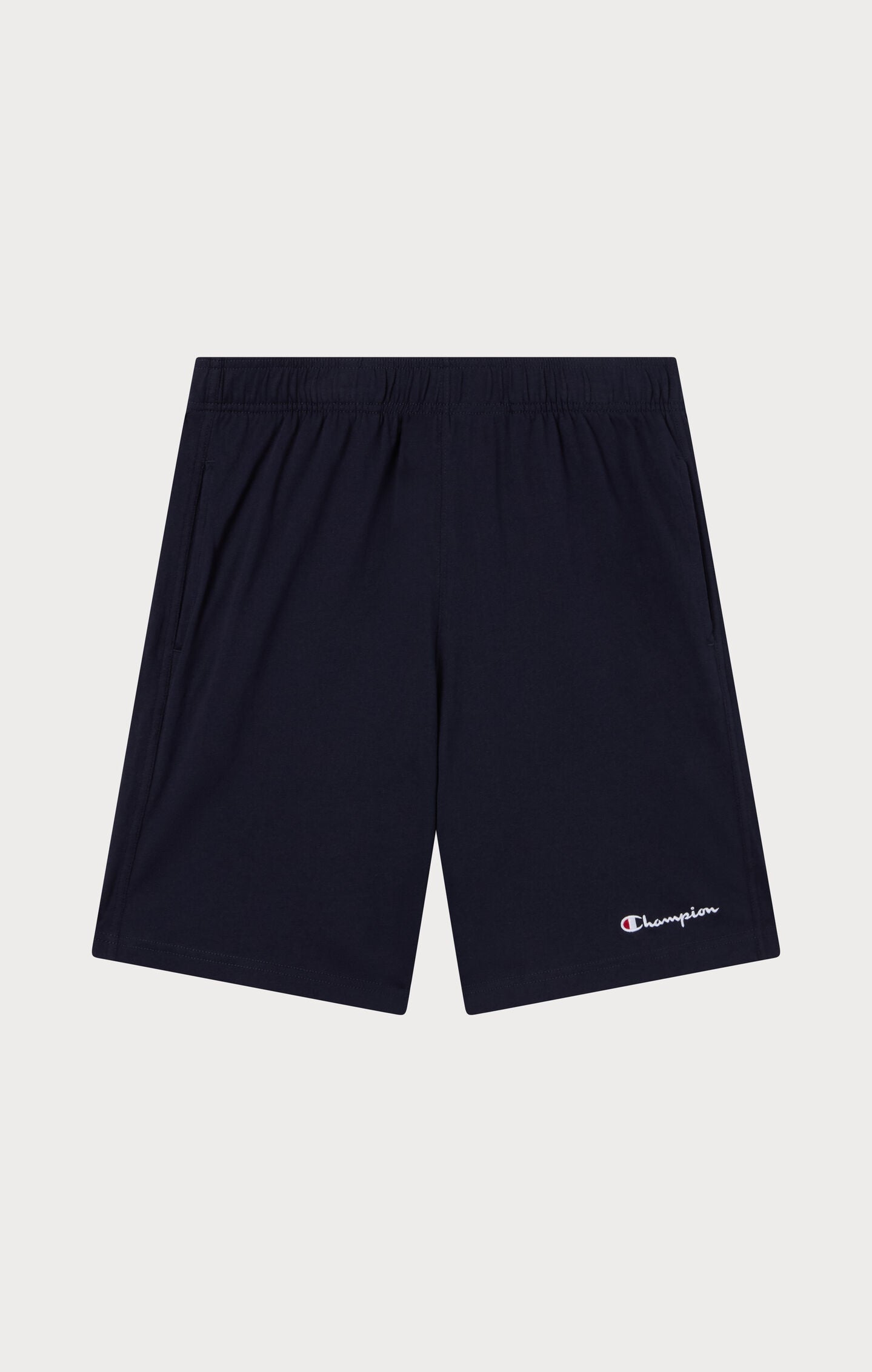 Men's Bermuda Shorts with Small Embroidered Logo Icons