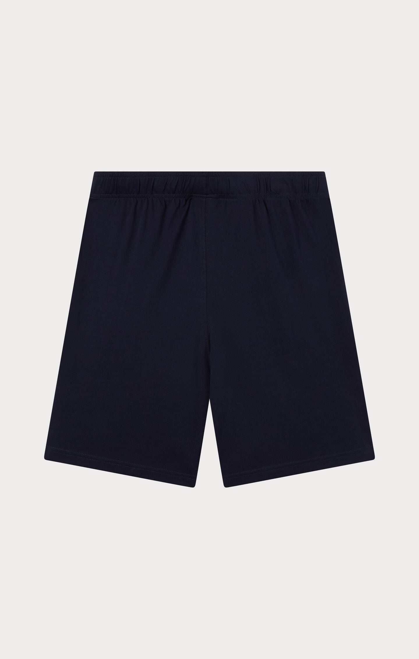 Men's Bermuda Shorts with Small Embroidered Logo Icons
