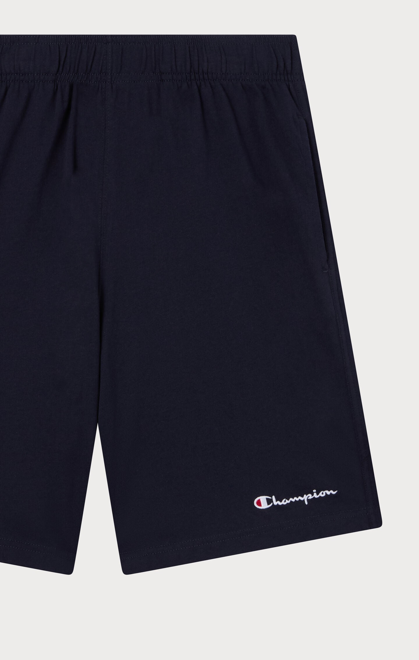 Men's Bermuda Shorts with Small Embroidered Logo Icons