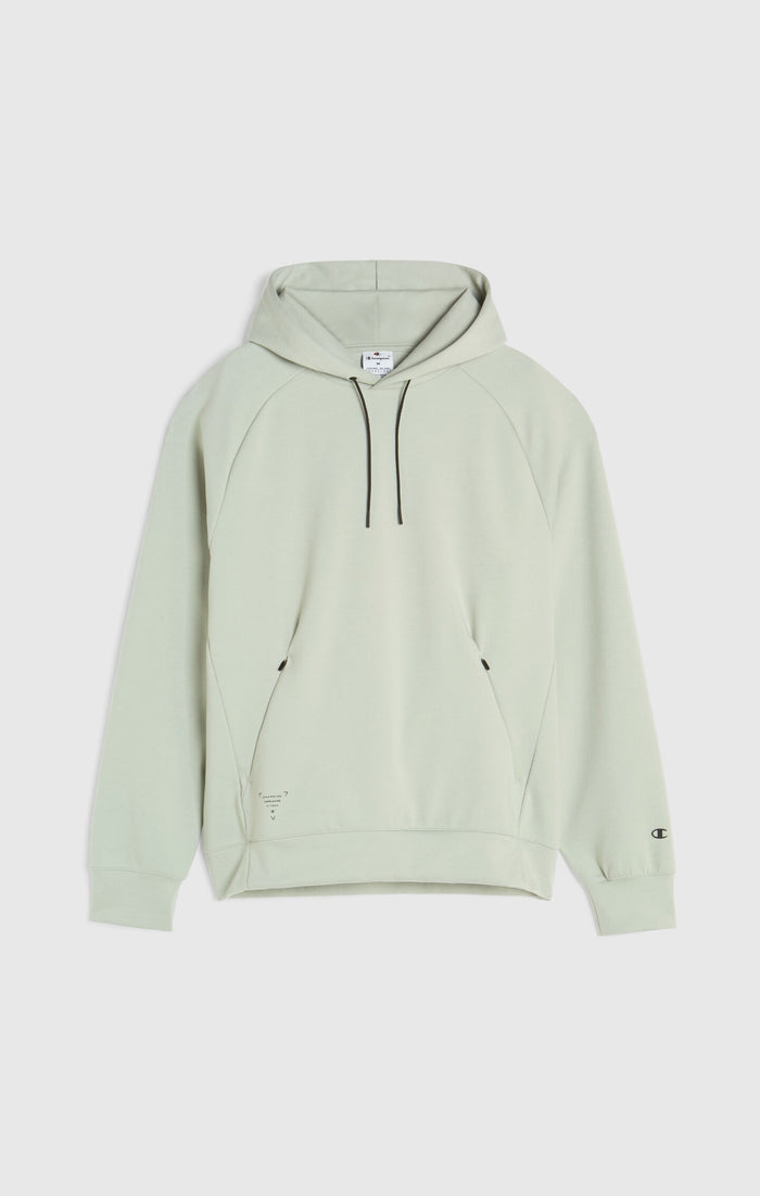 Sweat à Capuche Homme Coupe Slim en Interlock Stretch C-Tech