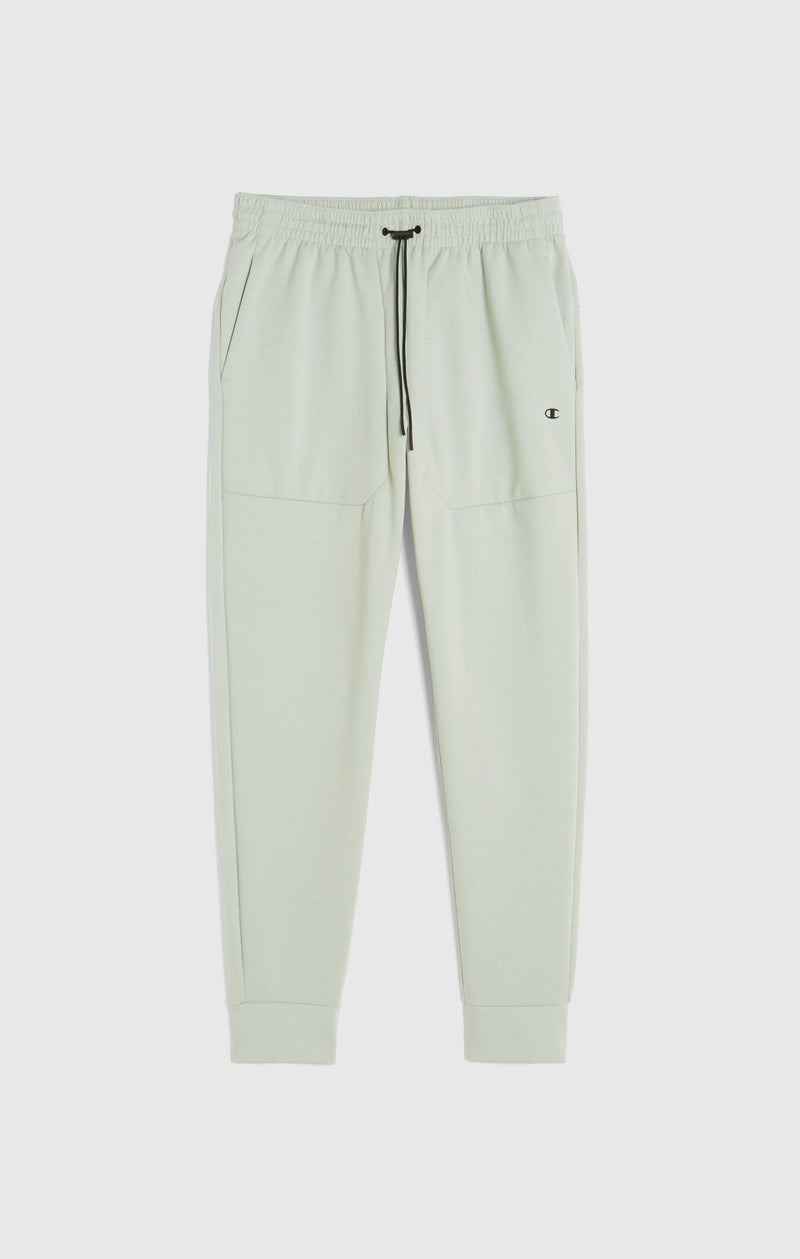 Pantalón Jogger para Hombre Slim Fit con Puños de Canalé en Interlock Elástico C-Tech