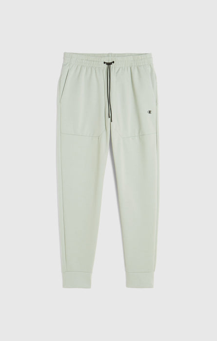 Pantalón Jogger para Hombre Slim Fit con Puños de Canalé en Interlock Elástico C-Tech
