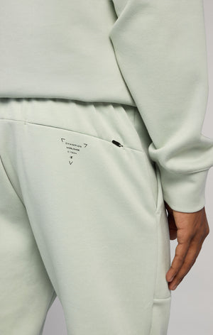 Pantalón Jogger para Hombre Slim Fit con Puños de Canalé en Interlock Elástico C-Tech