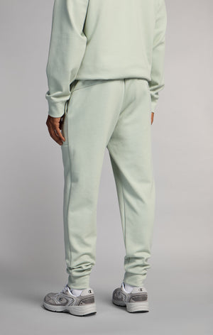 Pantalón Jogger para Hombre Slim Fit con Puños de Canalé en Interlock Elástico C-Tech