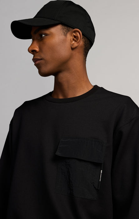 Men's Sweatshirt in Stretch Interlock C-Tech