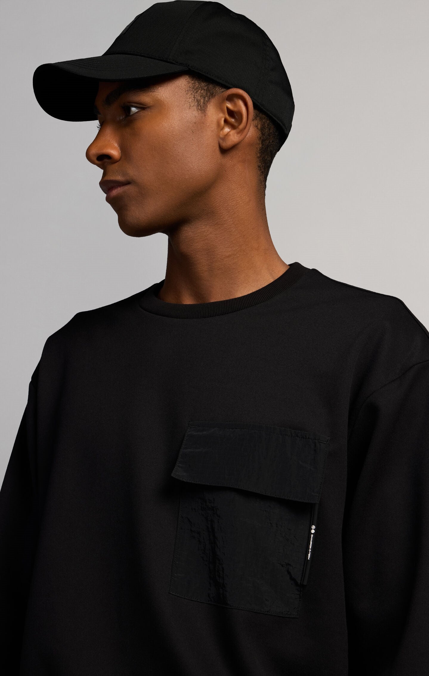 Men's Sweatshirt in Stretch Interlock C-Tech