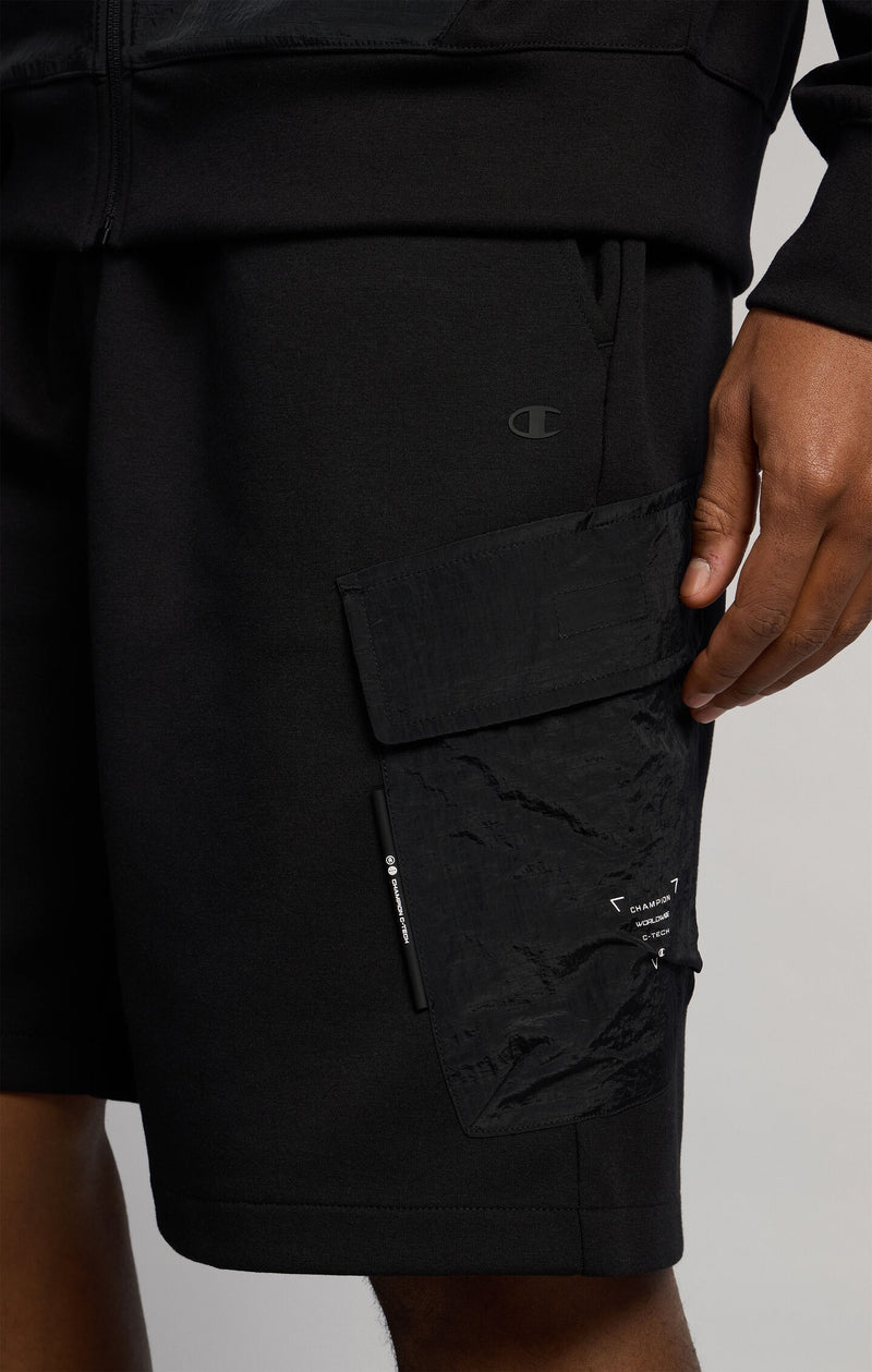 Men's Cargo Shorts in Interlock C-Tech