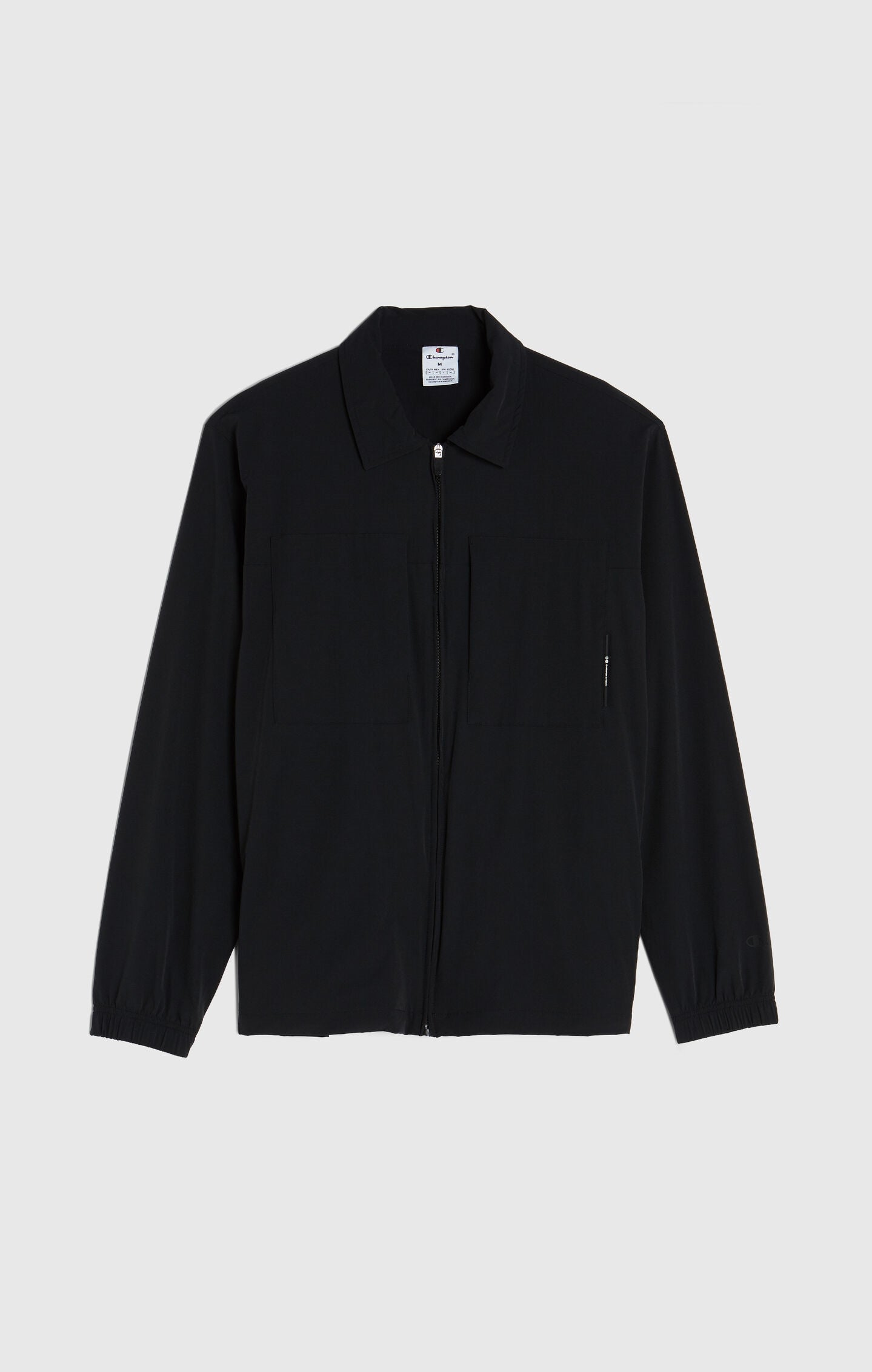 Camisa de Hombre de Manga Larga con Cremallera Comfort Fit de Nailon Ligero C-Tech