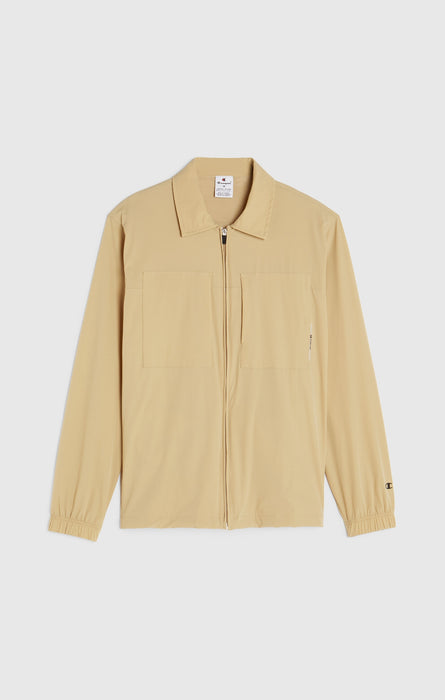 Men's Comfort Fit Full-Zip Long Sleeve Shirt in Lightweight C-Tech Nylon