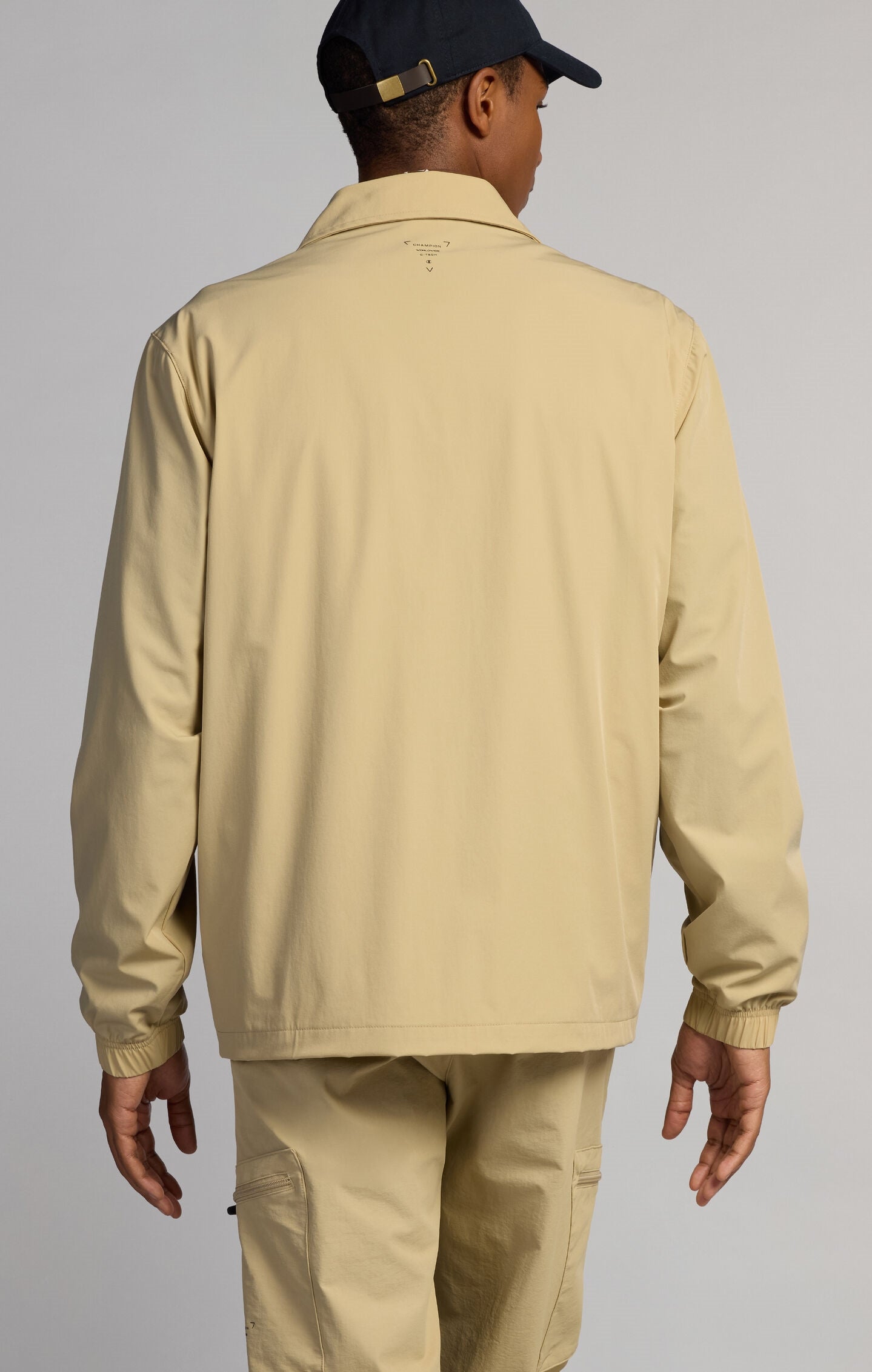 Camisa de Hombre de Manga Larga con Cremallera Comfort Fit de Nailon Ligero C-Tech